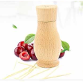 2016 Nuevo diseño de madera de Haya Toothpick Canister